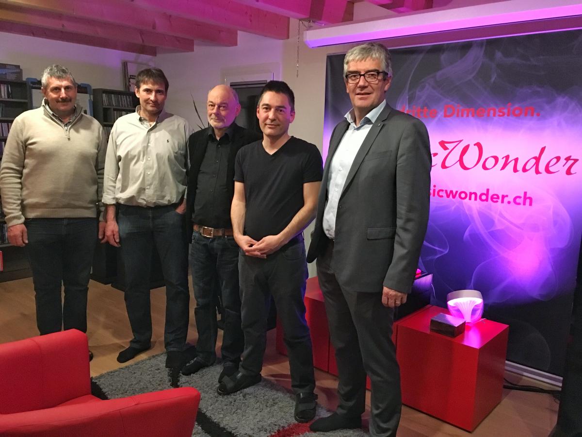 Hans Andrea Fontana, Gian MIchael, Peter Janett, Andreas Heggendorn, Jon Domenic Parolini